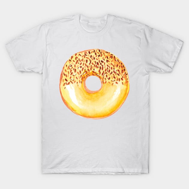 Yellow donut T-Shirt by shoko